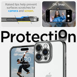 Spigen iPhone 14 Pro Deksel Optik Crystal Chrome Gray