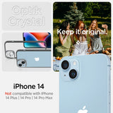 Spigen iPhone 14 Deksel Optik Crystal Chrome Gray