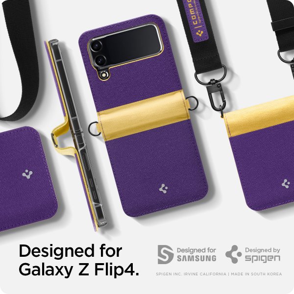Spigen Samsung Galaxy Z Flip 4 Deksel Compoty Pansy