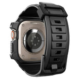 Spigen Apple Watch Ultra Deksel Armbånd Rugged Armor Pro Svart