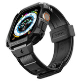 Spigen Apple Watch Ultra Deksel Armbånd Rugged Armor Pro Svart