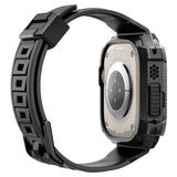 Spigen Apple Watch Ultra Deksel Armbånd Rugged Armor Pro Svart