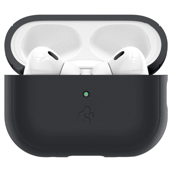 Spigen AirPods Pro 2 Deksel Silicone Fit Svart