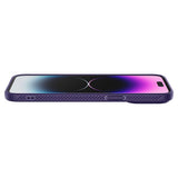 Spigen iPhone 14 Pro Max Deksel Liquid Air Deep Purple