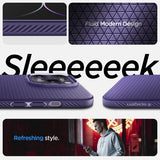 Spigen iPhone 14 Pro Max Deksel Liquid Air Deep Purple