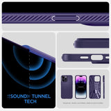 Spigen iPhone 14 Pro Max Deksel Liquid Air Deep Purple