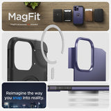 Spigen iPhone 14 Pro Max Deksel Tough Armor MagFit Deep Purple