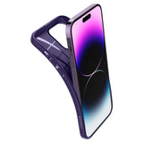 Spigen iPhone 14 Pro Deksel Liquid Air Deep Purple