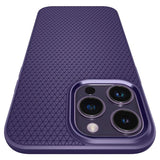 Spigen iPhone 14 Pro Deksel Liquid Air Deep Purple