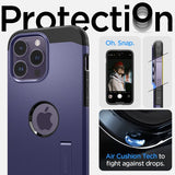 Spigen iPhone 14 Pro Deksel Tough Armor MagFit Deep Purple