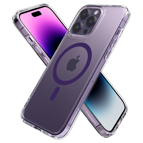 Spigen iPhone 14 Pro Max Deksel Ultra Hybrid MagFit Deep Purple