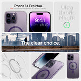 Spigen iPhone 14 Pro Max Deksel Ultra Hybrid MagFit Deep Purple