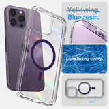 Spigen iPhone 14 Pro Max Deksel Ultra Hybrid MagFit Deep Purple