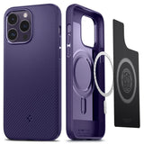 Spigen iPhone 14 Pro Max Deksel Mag Armor MagFit Deep Purple
