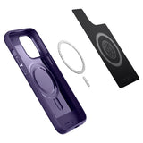 Spigen iPhone 14 Pro Max Deksel Mag Armor MagFit Deep Purple