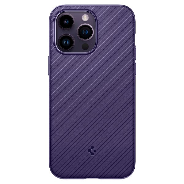Spigen iPhone 14 Pro Deksel Mag Armor MagFit Deep Purple