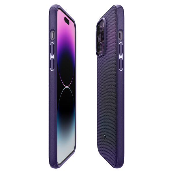 Spigen iPhone 14 Pro Deksel Mag Armor MagFit Deep Purple