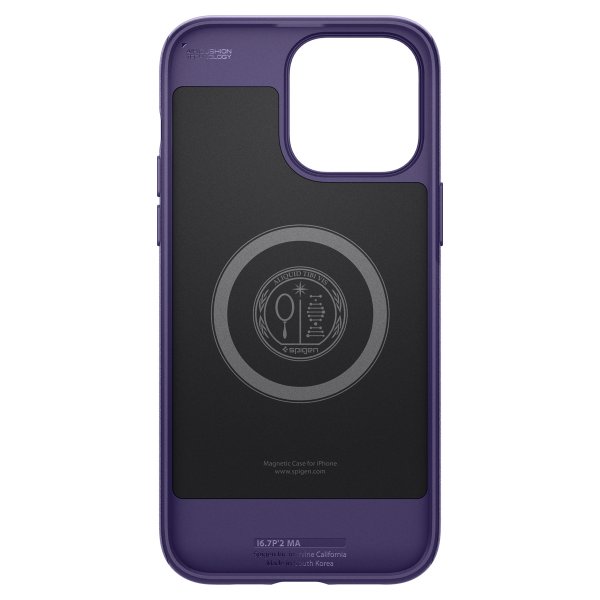 Spigen iPhone 14 Pro Deksel Mag Armor MagFit Deep Purple