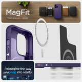 Spigen iPhone 14 Pro Deksel Mag Armor MagFit Deep Purple