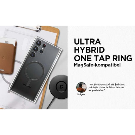Spigen Samsung Galaxy S23 Ultra Deksel Ultra Hybrid OneTap Ring MagSafe