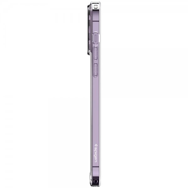 Spigen iPhone 14 Pro Max Deksel AirSkin Hybrid MagFit Hvit