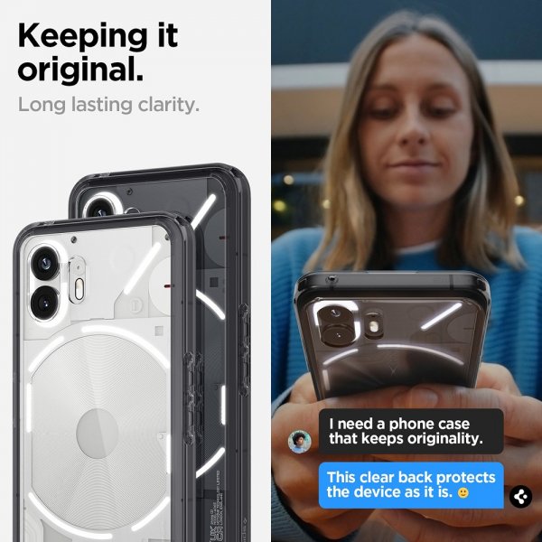 Spigen Nothing Phone (2) Deksel Ultra Hybrid Space Crystal