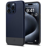 Spigen iPhone 15 Pro Deksel Style Armor MagFit Midnight Indigo
