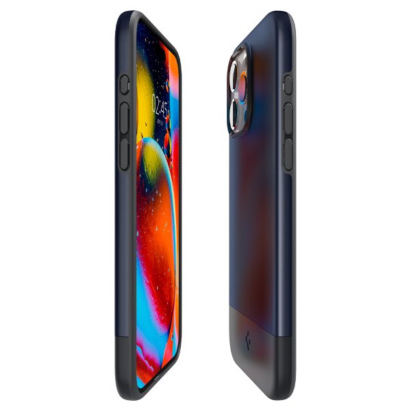 Spigen iPhone 15 Pro Deksel Style Armor MagFit Midnight Indigo