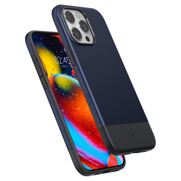 Spigen iPhone 15 Pro Deksel Style Armor MagFit Midnight Indigo