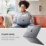 Spigen Macbook Air 15 M2 (A2941)/M3 (A3114) Deksel Thin Fit Crystal Clear