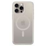Spigen iPhone 15 Pro Max Deksel Ultra Hybrid MagFit Frost Natural Titanium