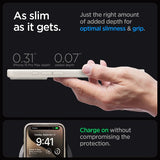 Spigen iPhone 15 Pro Max Deksel Ultra Hybrid MagFit Frost Natural Titanium