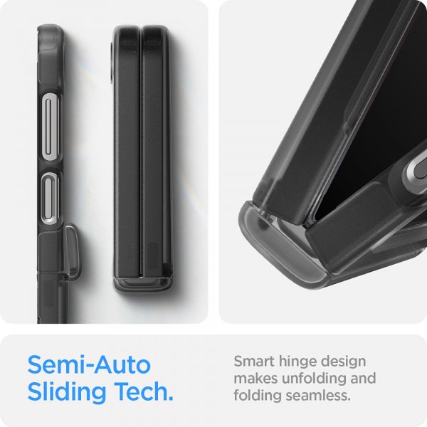 Spigen Samsung Galaxy Z Flip 6/Flip 7 FE Deksel Ultra Hybrid Pro Frost Gray