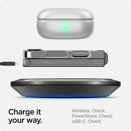 Spigen Samsung Galaxy Z Flip 6/Flip 7 FE Deksel Air Skin Crystal Clear