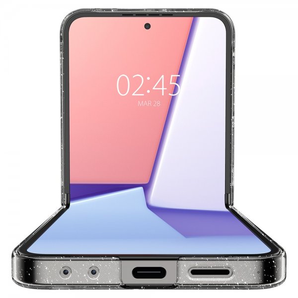 Spigen Samsung Galaxy Z Flip 6/Flip 7 FE Deksel Air Skin Glitter Crystal Quartz