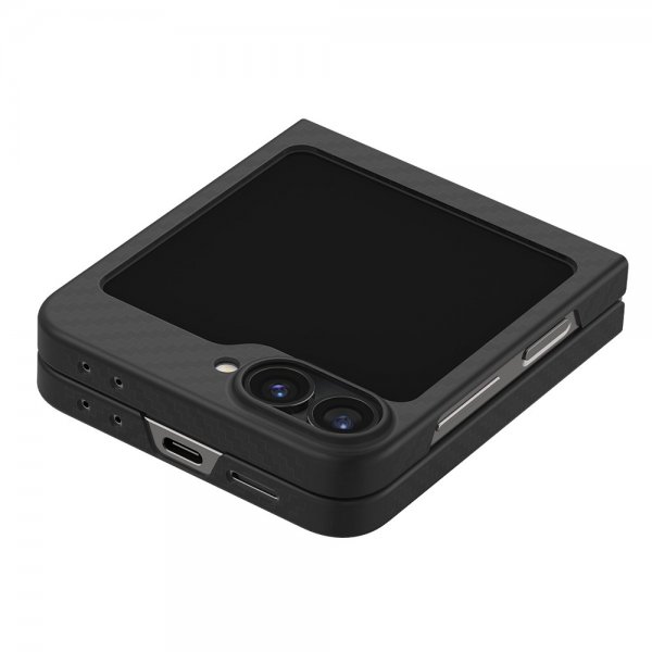 Spigen Samsung Galaxy Z Flip 6/Flip 7 FE Deksel Air Skin Aramid Svart