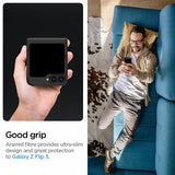 Spigen Samsung Galaxy Z Flip 6/Flip 7 FE Deksel Air Skin Aramid Svart
