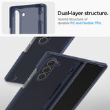 Spigen Samsung Galaxy Z Fold 6 Deksel Ultra Hybrid Pro Frost Navy Blue
