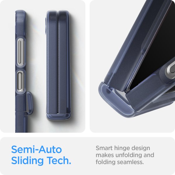 Spigen Samsung Galaxy Z Flip 6/Flip 7 FE Deksel Ultra Hybrid Pro Frost Navy Blue