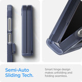Spigen Samsung Galaxy Z Flip 6/Flip 7 FE Deksel Ultra Hybrid Pro Frost Navy Blue
