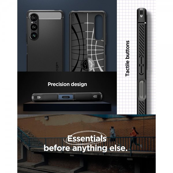 Spigen Sony Xperia 1 VI Deksel Rugged Armor Matte Black
