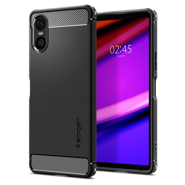 Spigen Sony Xperia 5 VI Deksel Rugged Armor Matte Black