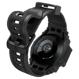 Spigen Samsung Galaxy Watch 7 40mm Armbånd og Deksel Rugged Armor Pro Matte Black