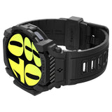 Spigen Samsung Galaxy Watch 7 40mm Armbånd og Deksel Rugged Armor Pro Matte Black