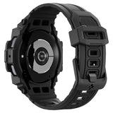 Spigen Samsung Galaxy Watch 7 44mm Armbånd og Deksel Rugged Armor Pro Matte Black