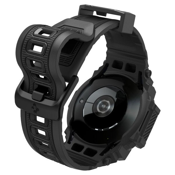 Spigen Samsung Galaxy Watch 7 44mm Armbånd og Deksel Rugged Armor Pro Matte Black