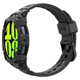 Spigen Samsung Galaxy Watch 7 44mm Armbånd og Deksel Rugged Armor Pro Matte Black