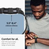 Spigen Samsung Galaxy Watch 7 44mm Armbånd og Deksel Rugged Armor Pro Matte Black