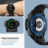 Spigen Samsung Galaxy Watch 7 44mm Armbånd og Deksel Rugged Armor Pro Matte Black