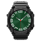 Spigen Samsung Galaxy Watch Ultra Armbånd og Deksel Rugged Armor Pro Matte Black